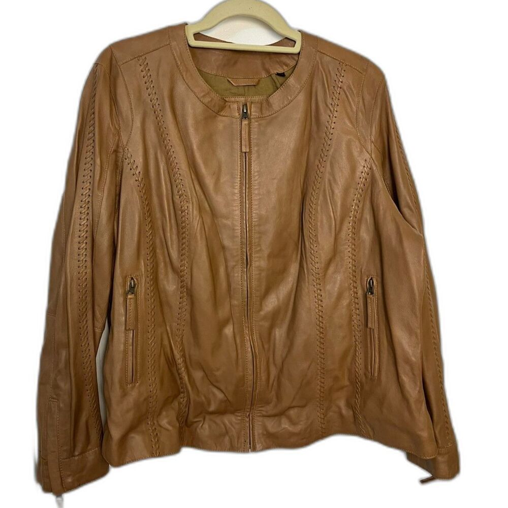 Joanna Hope leather jacket